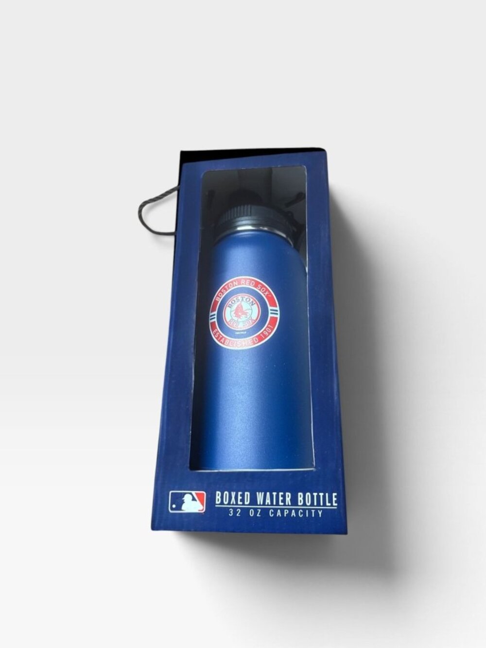 Boston Red Sox 32oz Stainless Steel Water Bottle Blue MLB the Memory Company NIB